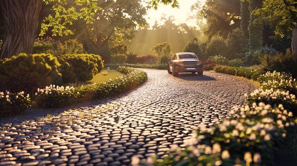 Réussissez votre allée en pavé carrossable